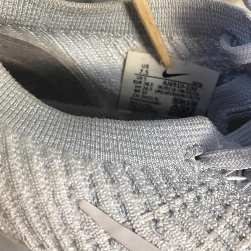 Nike Air VaporMax Flyknit 3 Pure Platinum Sneakers Running Shoes Lightweight W - Picture 12 of 16